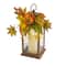 14" Harvest Lantern Decoration with LED Candle